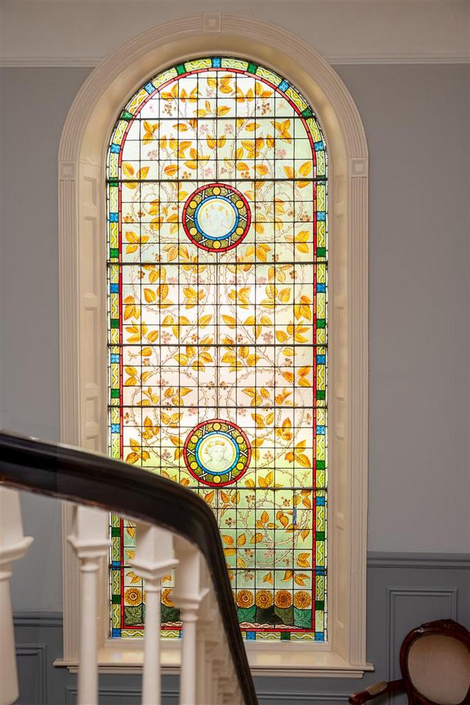 Stained glass window