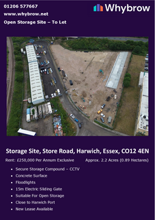 Land to rent, Store Rd Parkeston CO12 4EN