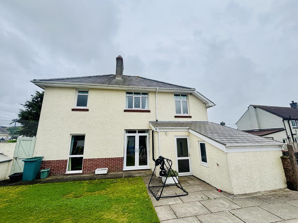 Rear of property