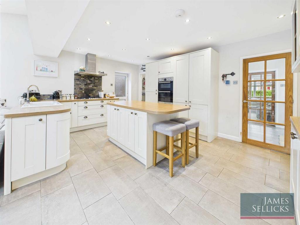 Open plan living dining kitchen
