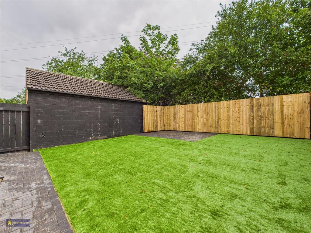Rear garden