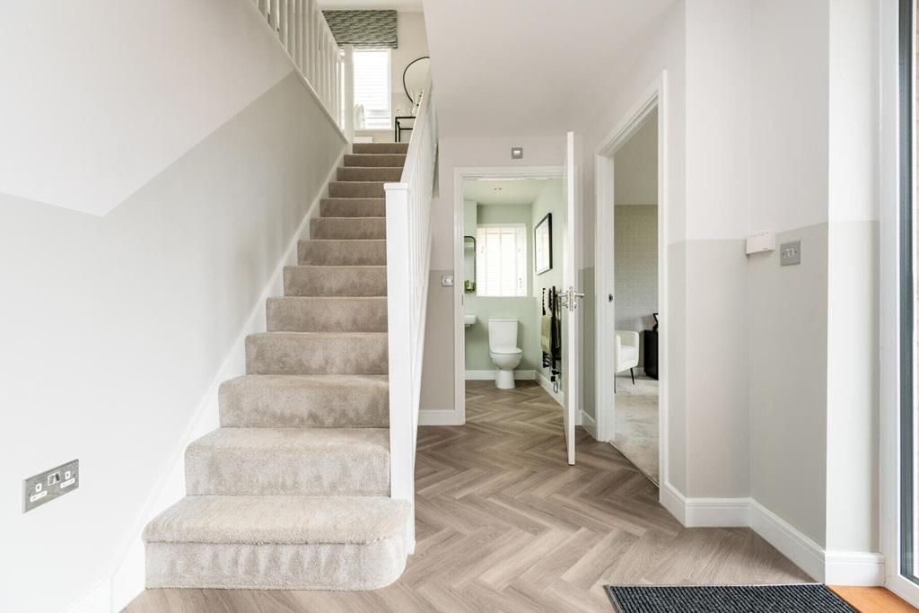 Bright and spacious hallway