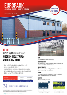 Warehouse to rent, Watling St Clifton Upon Dunsmore CV23 0AQ