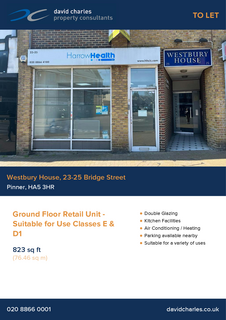 Office to rent, 23-25 Bridge St Pinner HA5 3HR