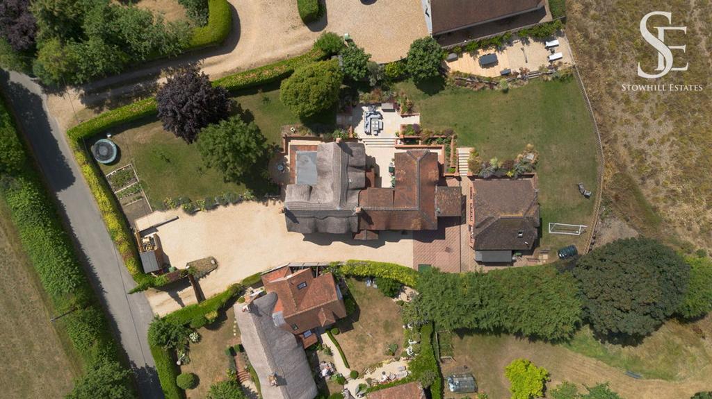Birds eye view of plot
