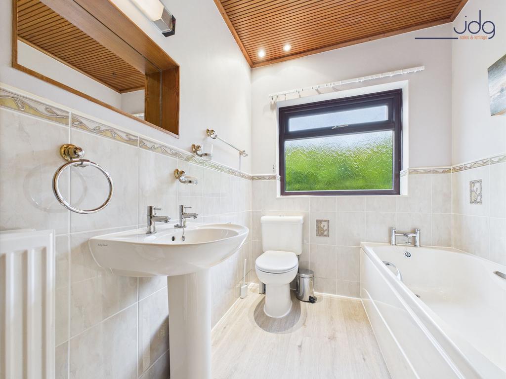 Bathroom with separate shower