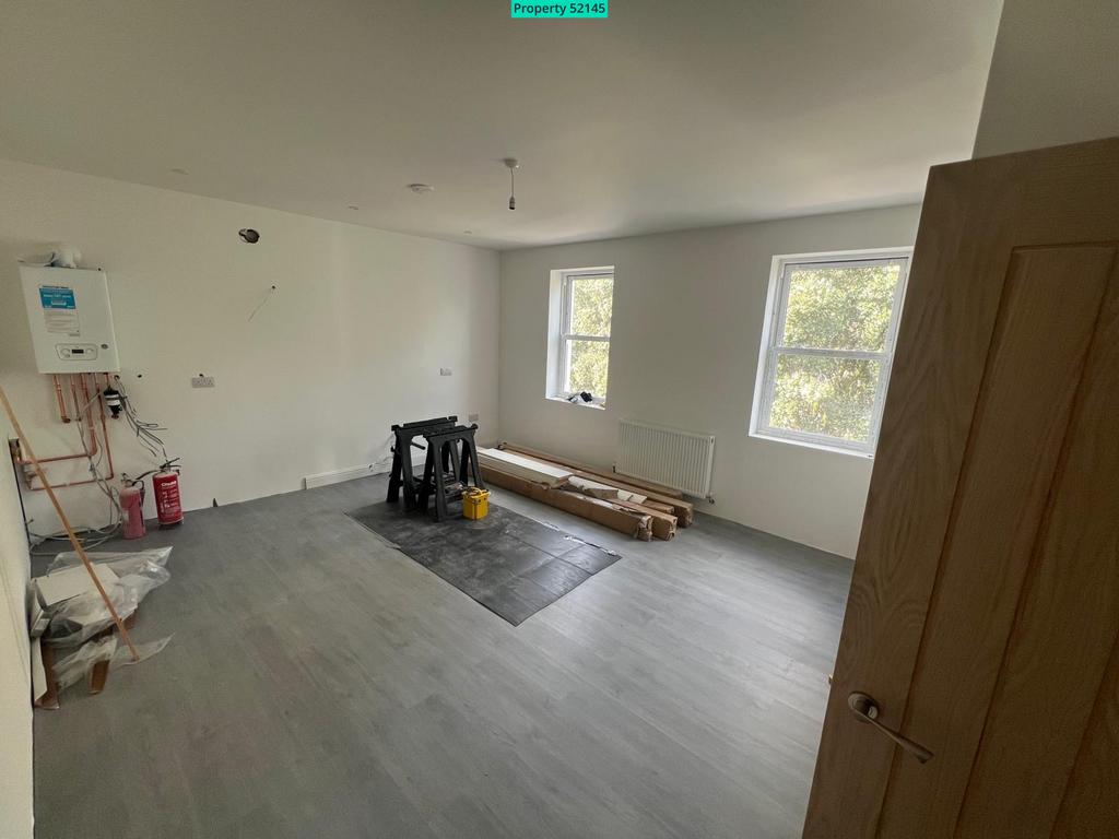 Open plan living construction underway