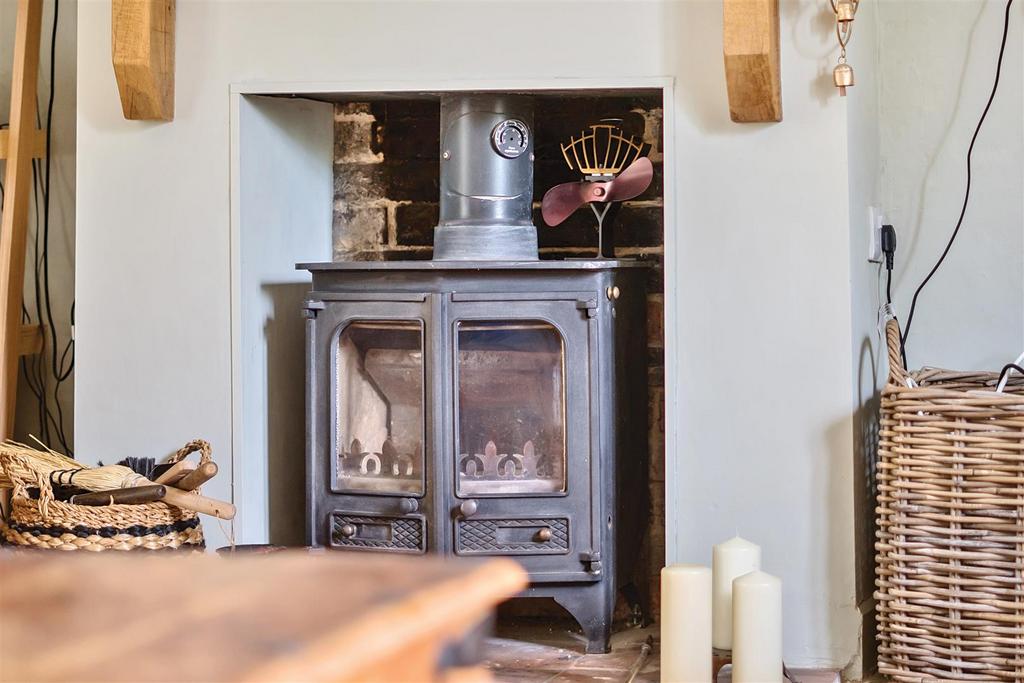 Wood Burner In Garden