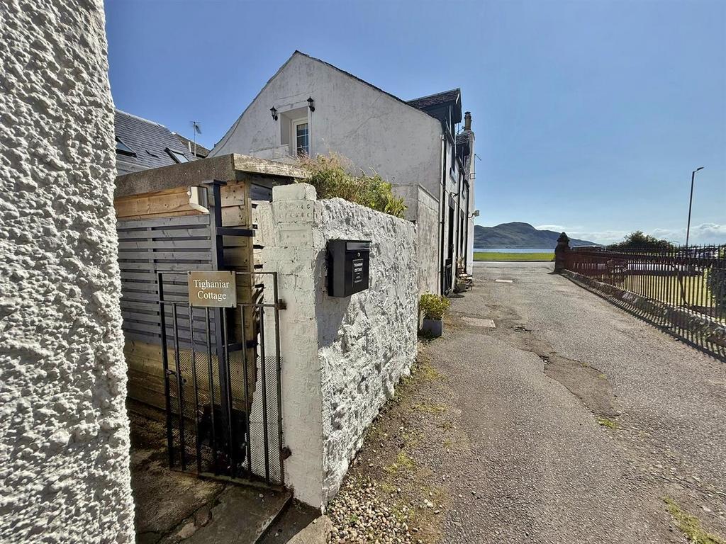 View from the gate to Holy Isle