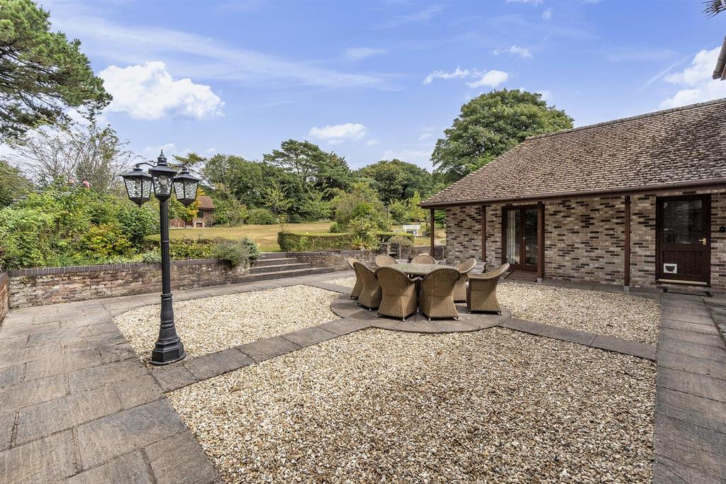 Patio with seating