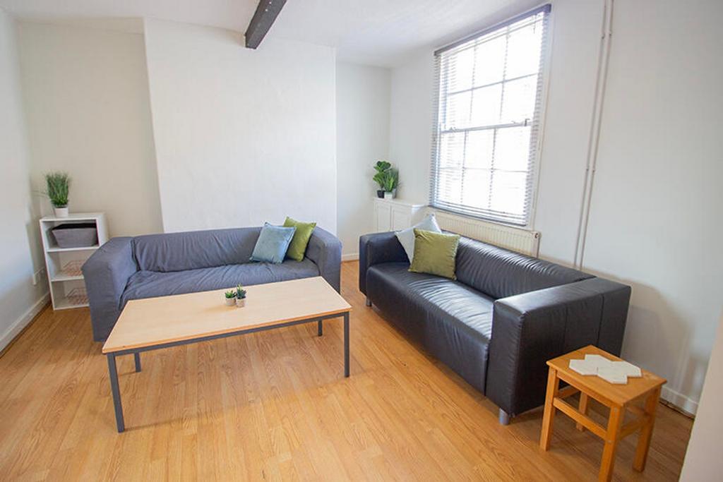 Bright and inviting living room featuring moder...