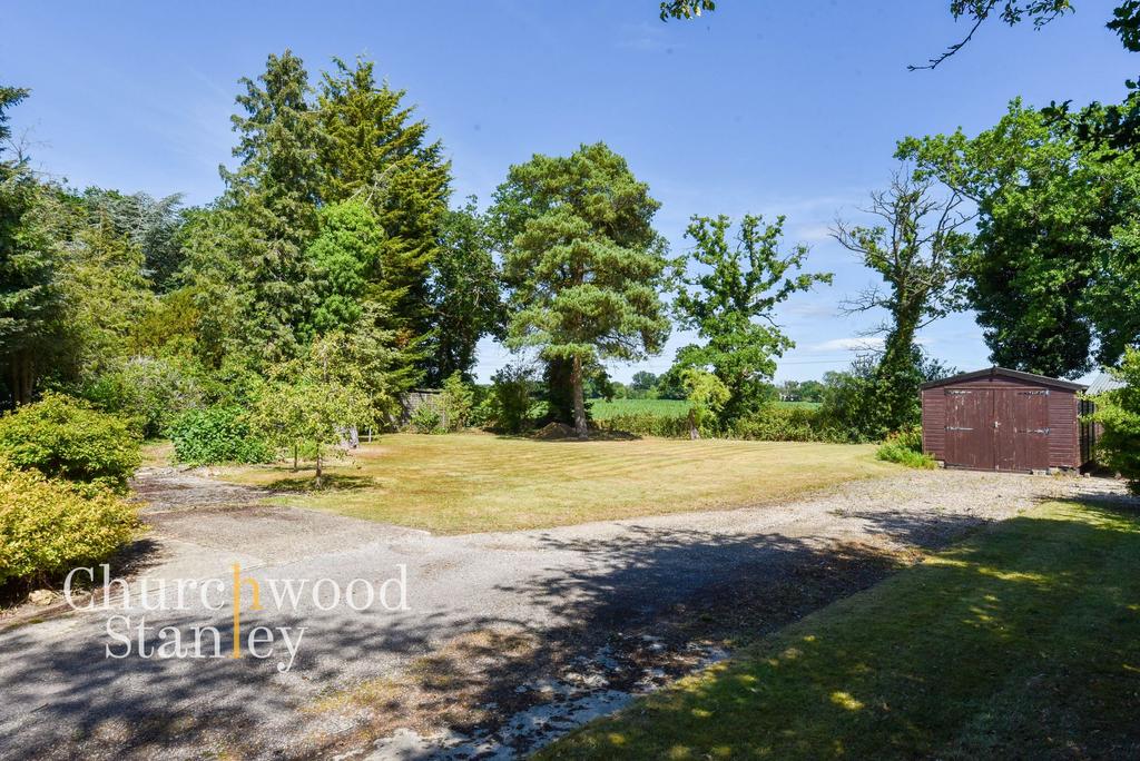 Drive and rear garden