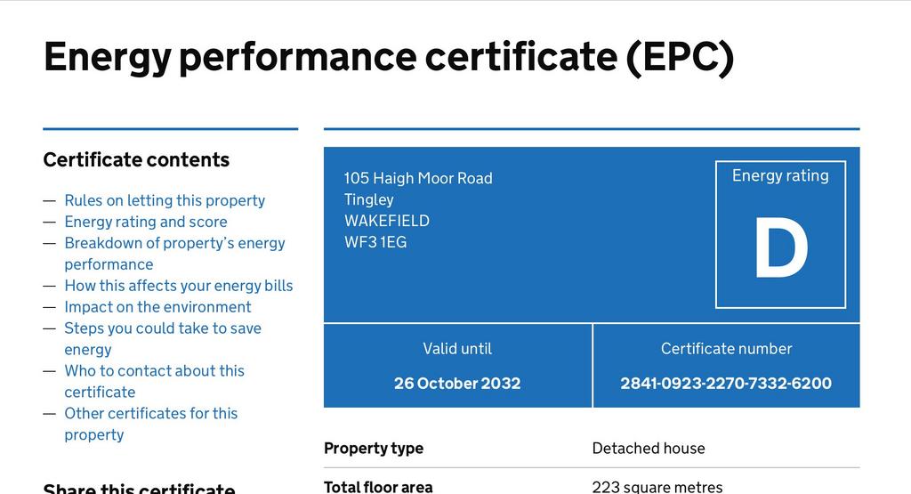 Energy Performance Certificate