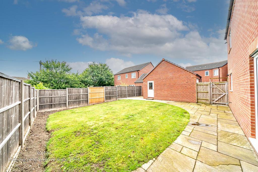 Rear garden