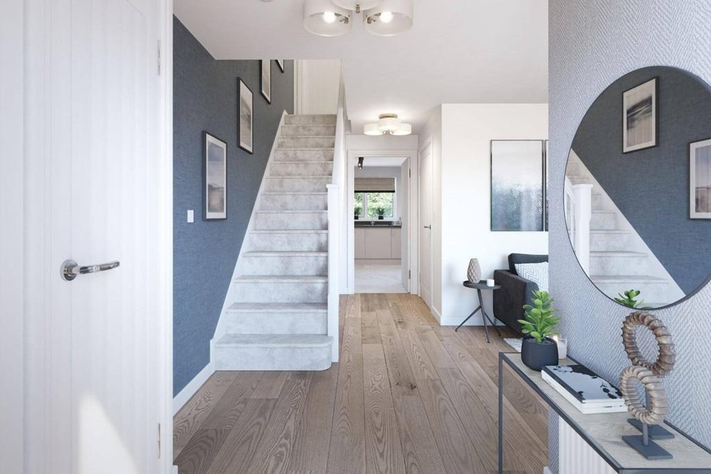 Bright and spacious hallway, welcoming you home