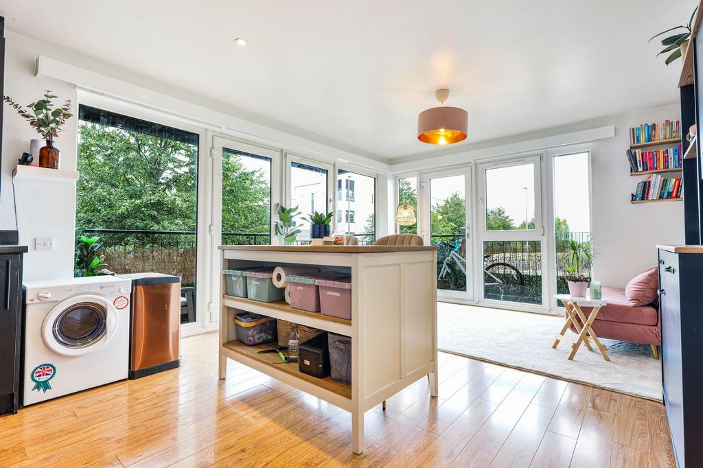 View from Kitchen to Lounge/Diner Area and...