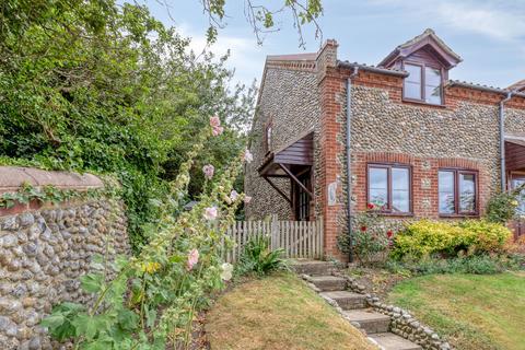 2 bedroom end of terrace house for sale, Charming Chain Free Brick-and-Flint Coastal Cottage in Salthouse
