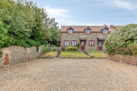 2 bedroom end of terrace house for sale, Charming Chain Free Brick-and-Flint Coastal Cottage in Salthouse