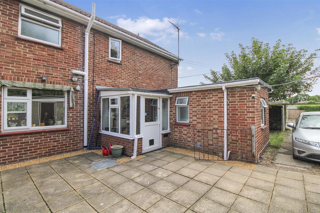 Rear of property