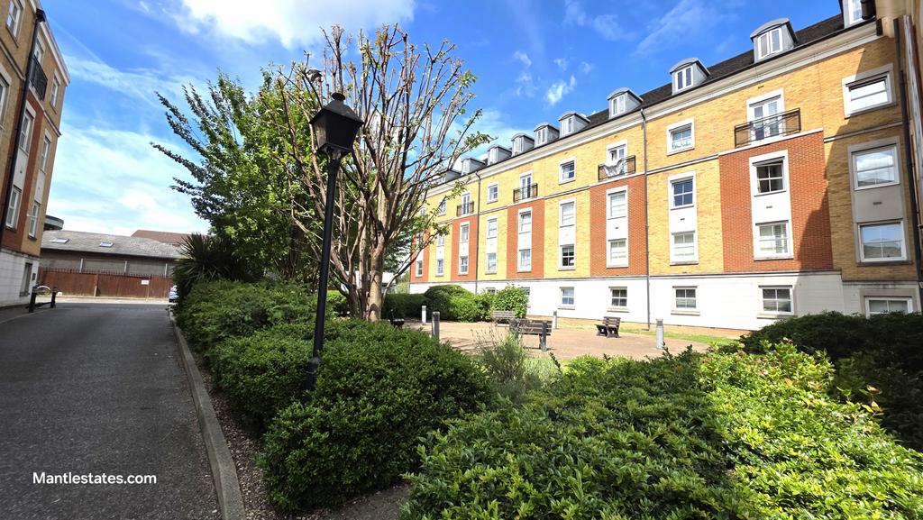 VIEW OF BLOCK & COMMUNAL GARDENS