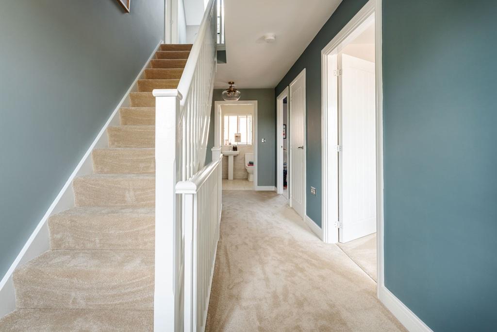 The first floor landing takes you up to...