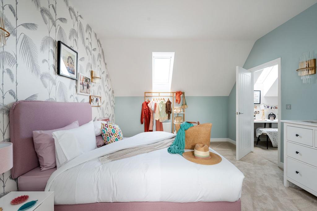 Bedroom two on the top floor is spacious and...