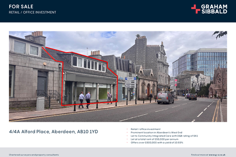 Office for sale, 4-4A Alford Pl Aberdeen AB10 1YD