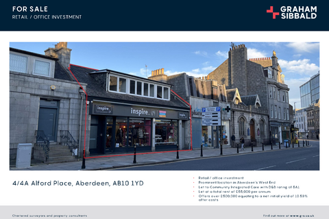Office for sale, 4-4A Alford Pl Aberdeen AB10 1YD