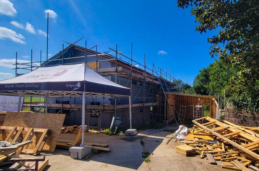 Front under construction