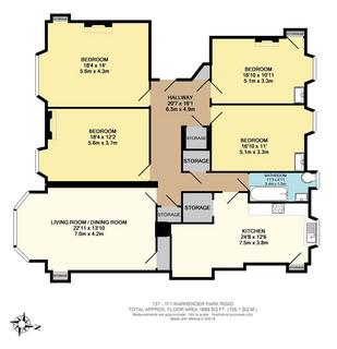 4 bedroom flat to rent, (1f1) WARRENDER PARK ROAD, EDINBURGH, EH9