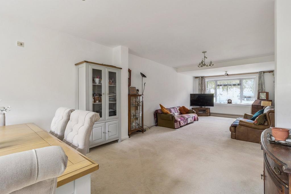 Open-plan living area, open plan living