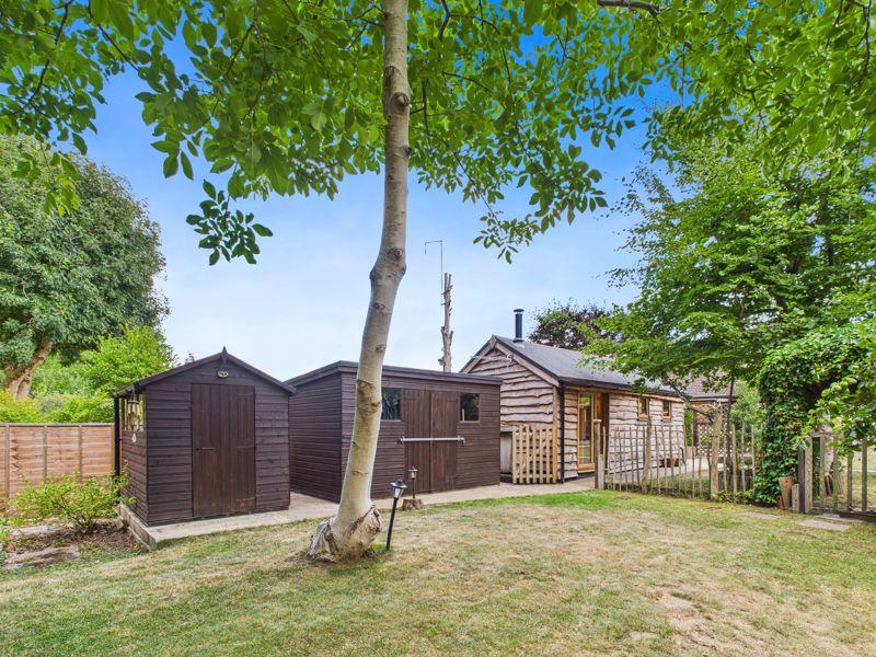 Rear garden with...
