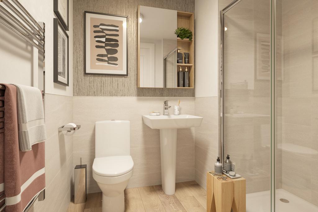 Internal cgi of the shower room in the bracebridge