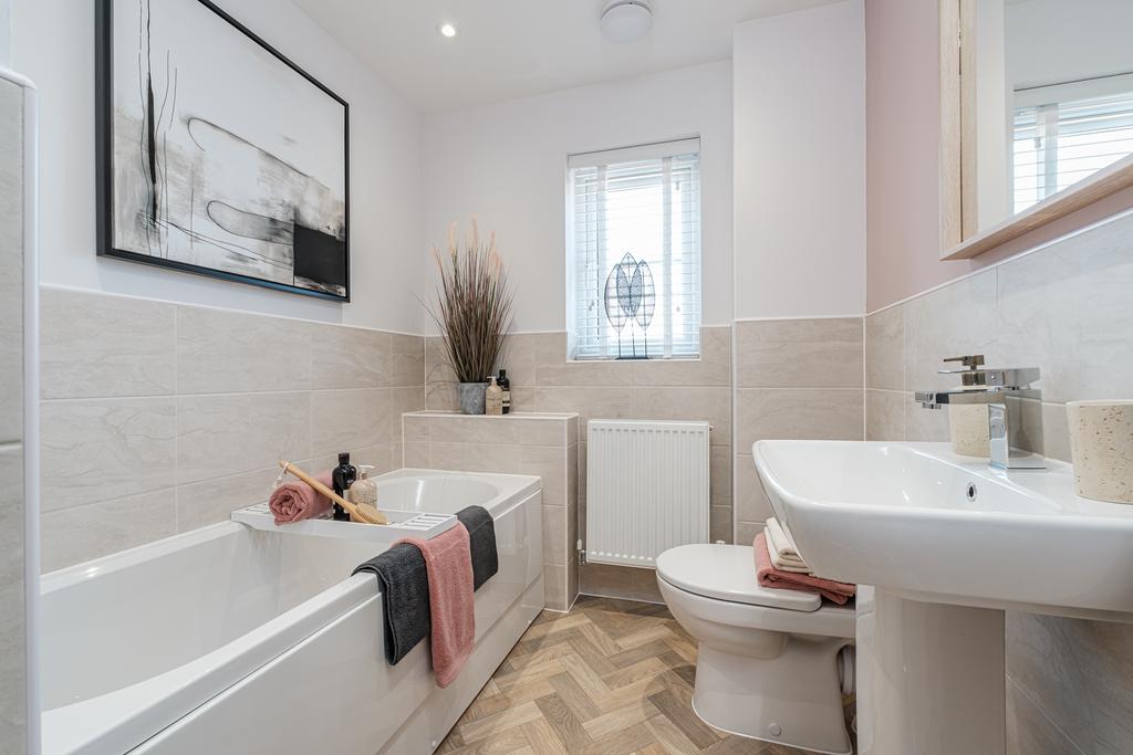 Interior view of our 3 bed Ennerdale bathroom