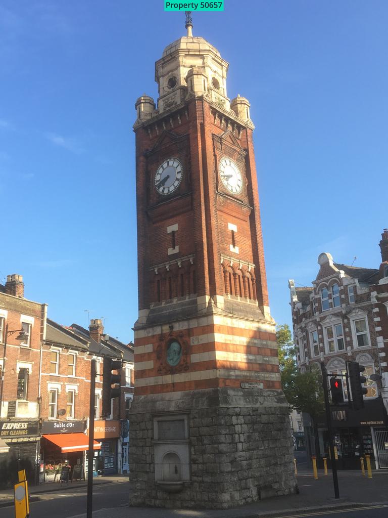 Close to iconic crouch end clock tower