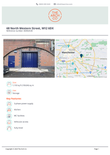 Industrial unit to rent, Temperance St & N Western St Manchester M12 6DP