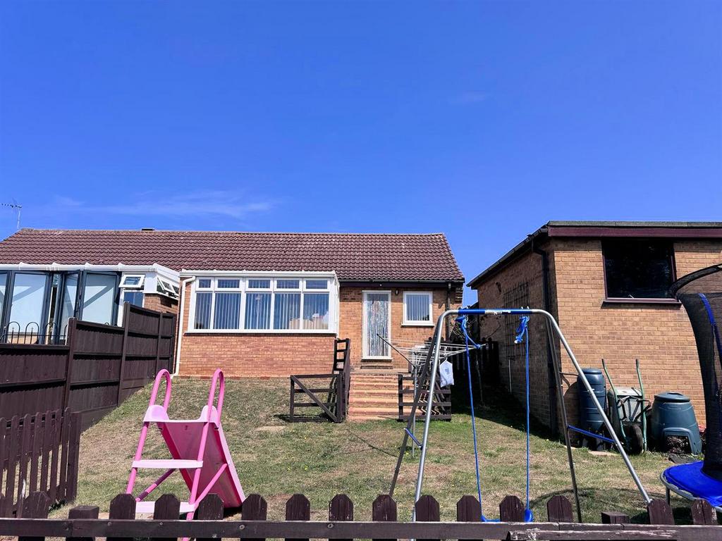 Rear of property