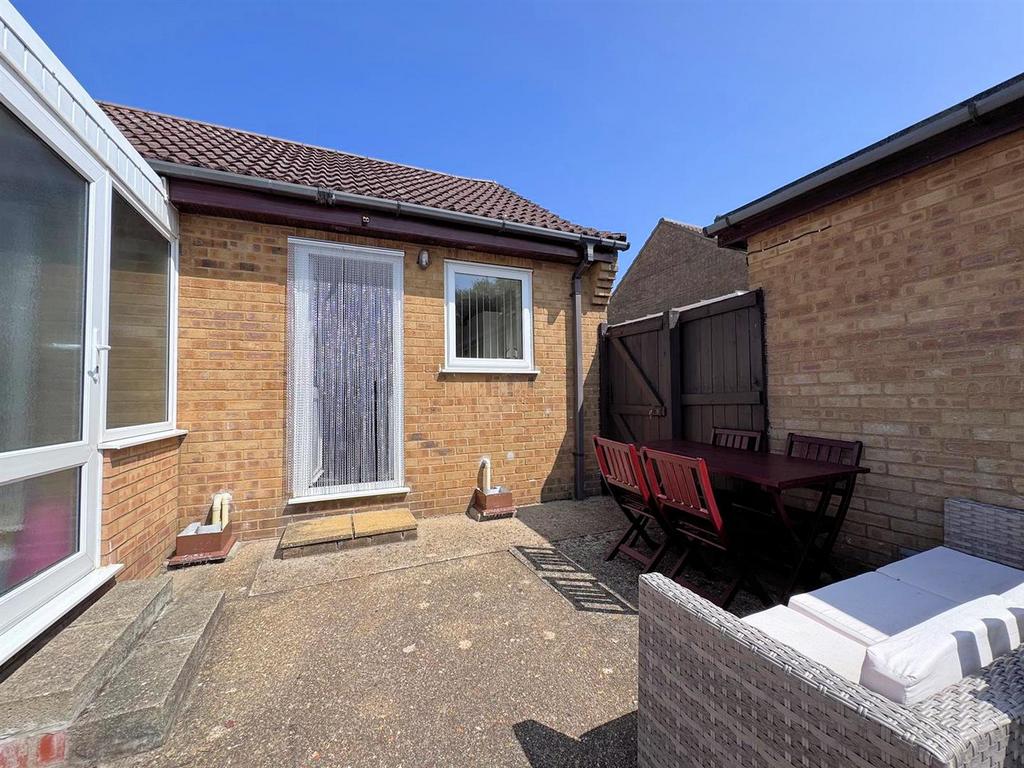 Rear of property