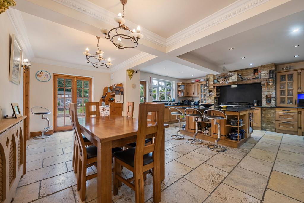 Open-plan living area, open plan living