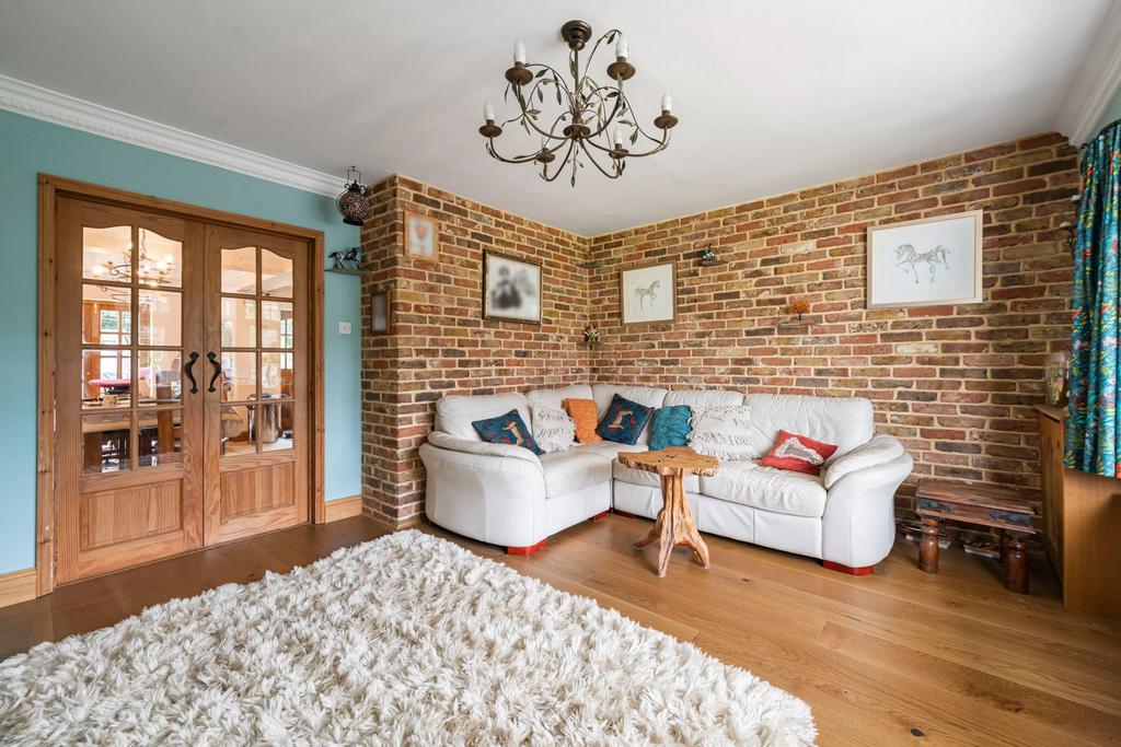 Living room, fireplace