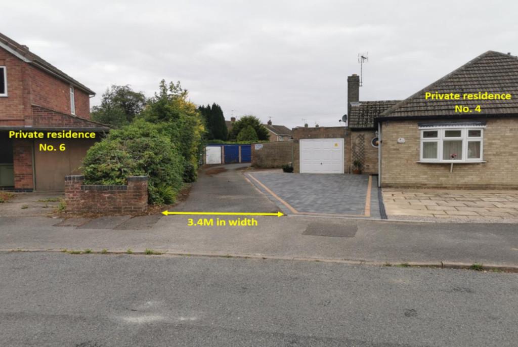 Sandringham Walk Garage Site photo of SITE ENTRANC