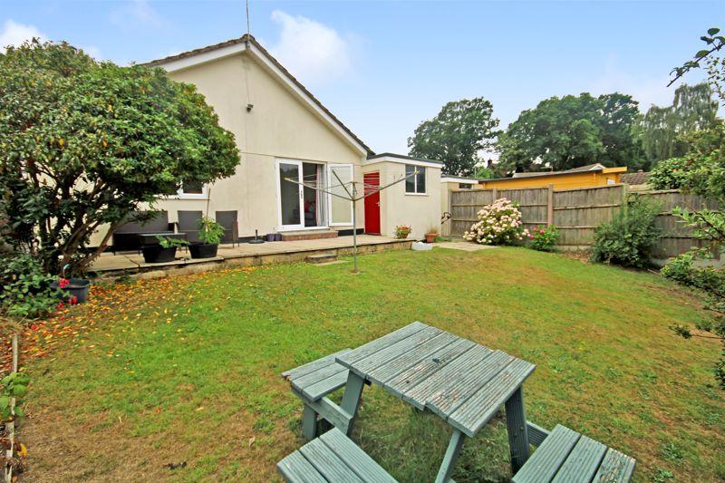Rear of property