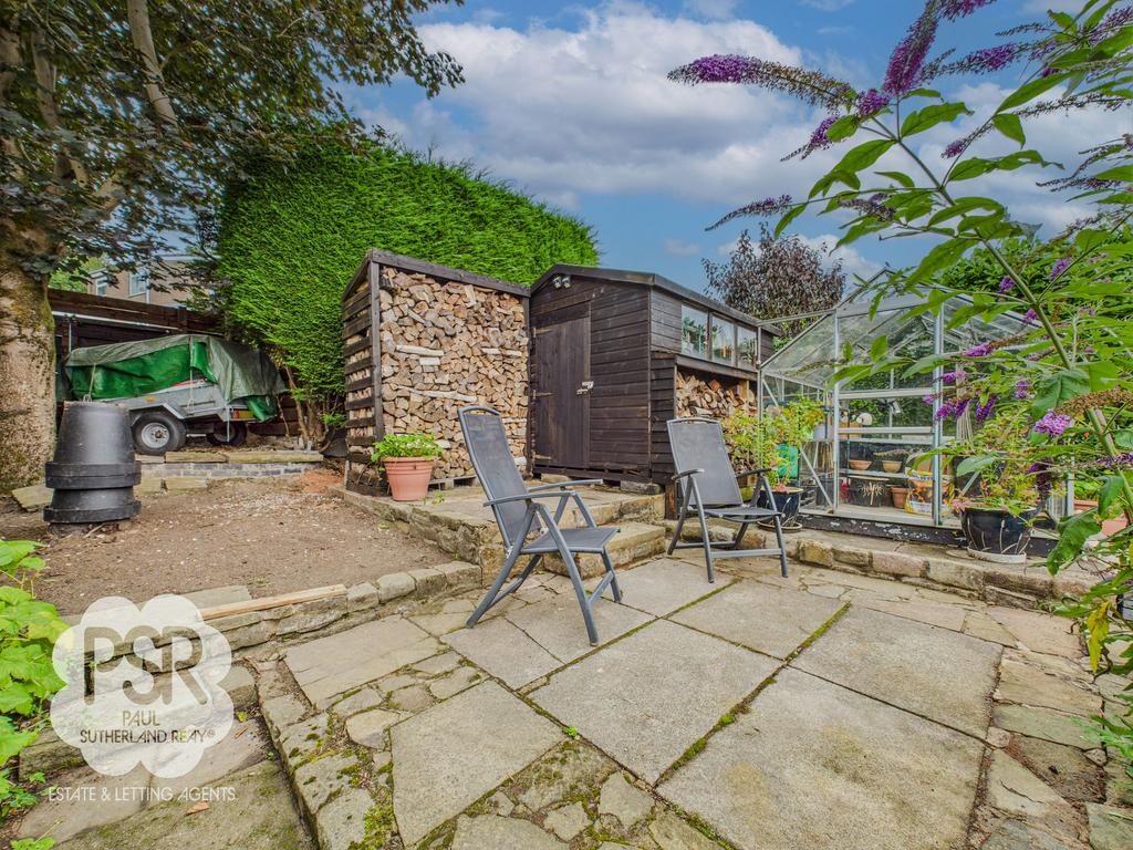 Rear Garden - Upper Patio Seating Area,...