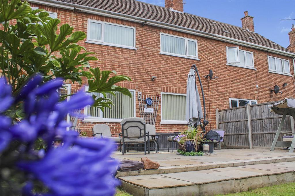 Rear of property