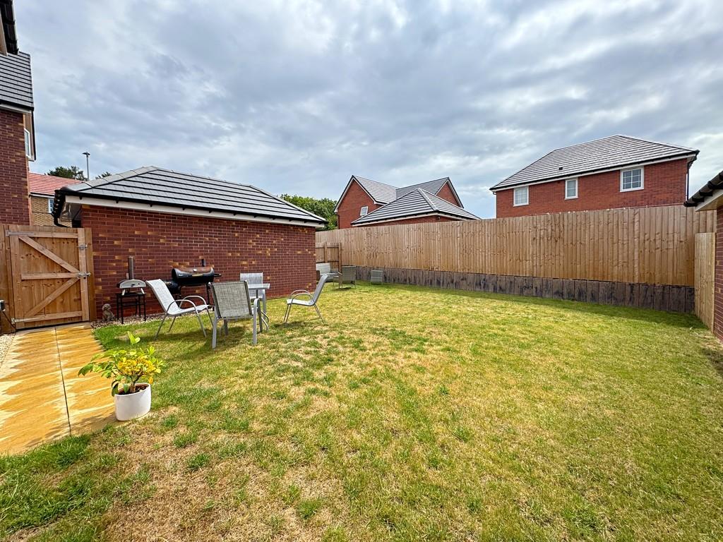 Rear garden angle