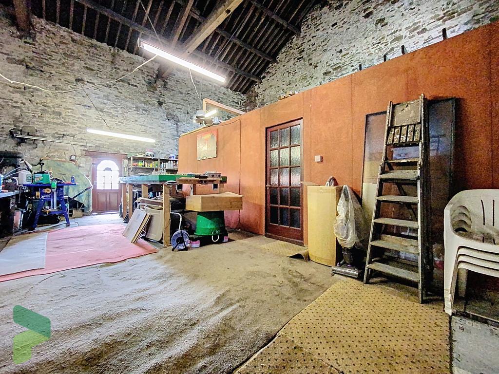 Portion of the barn