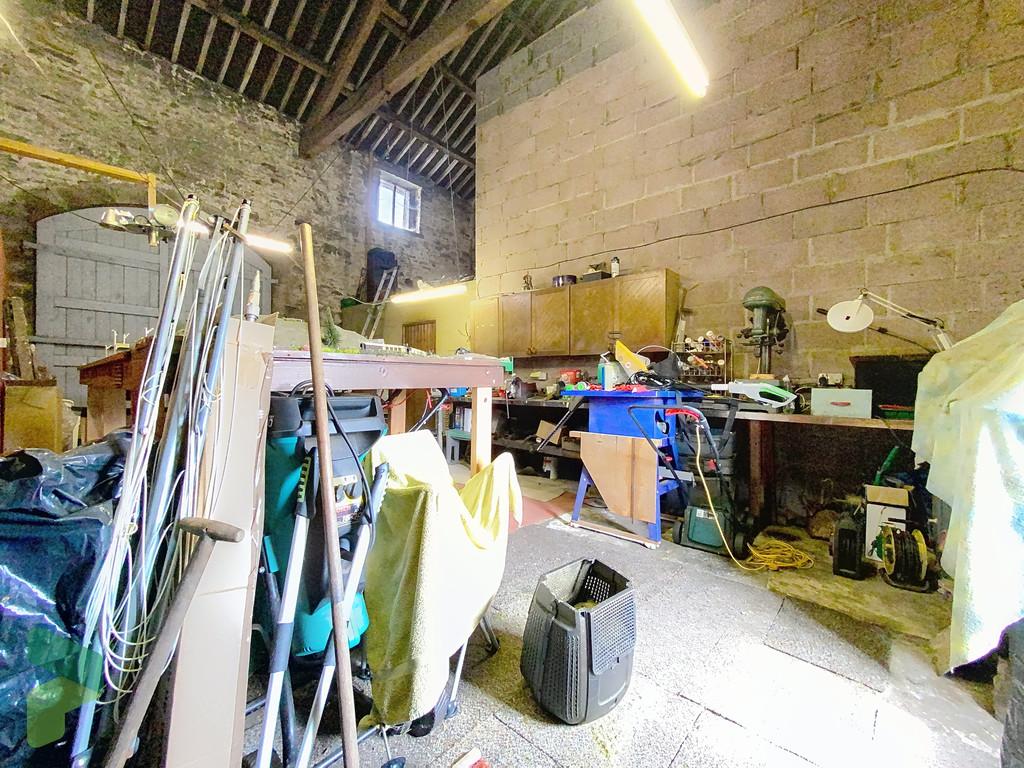 Portion of the barn