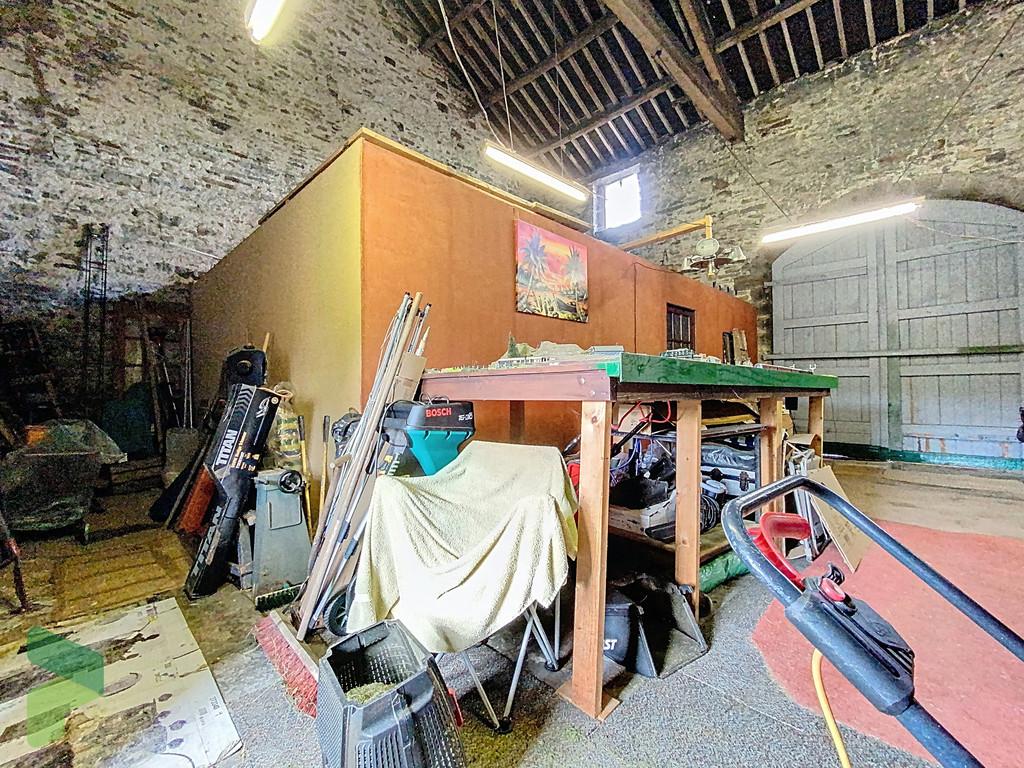 Portion of the barn