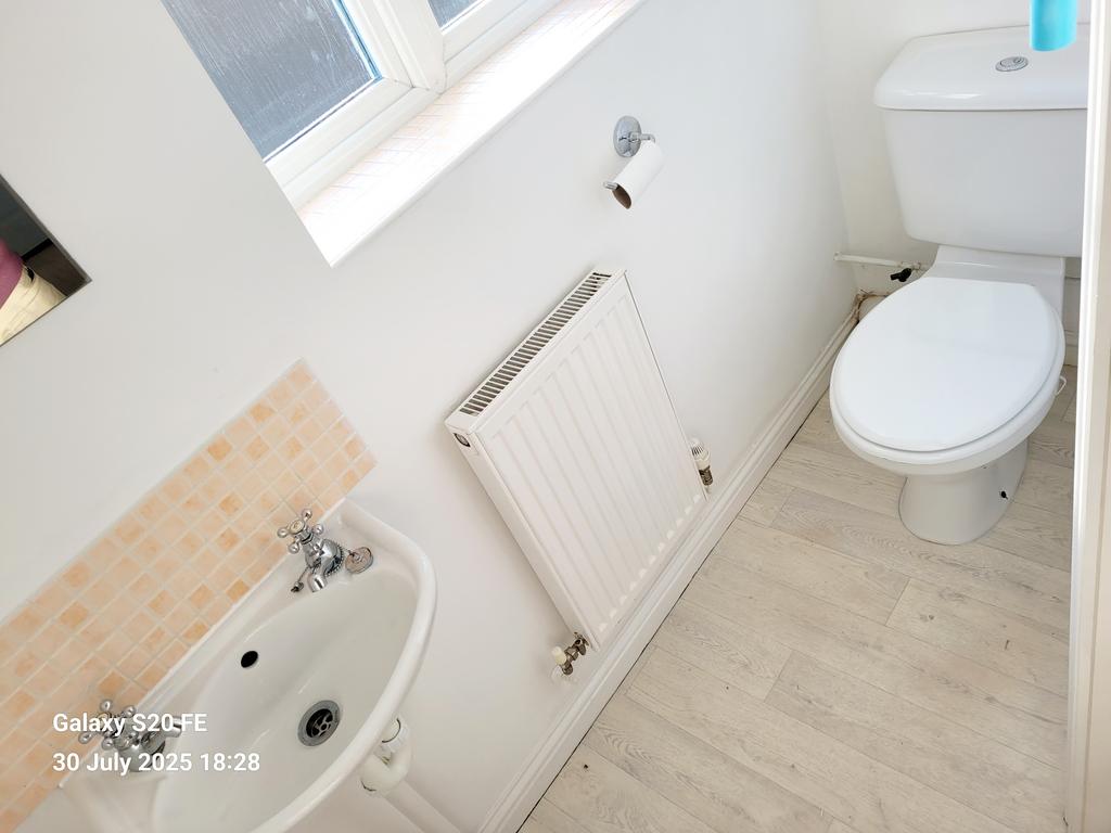 Downstairs cloakroom