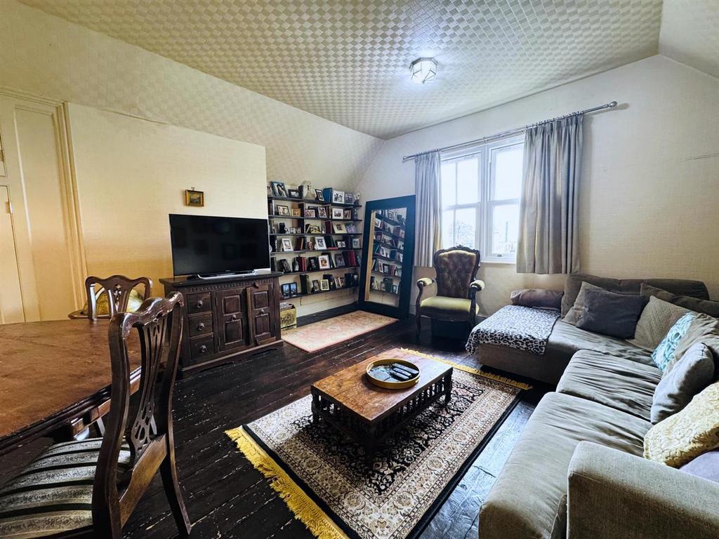 Open plan living dining room